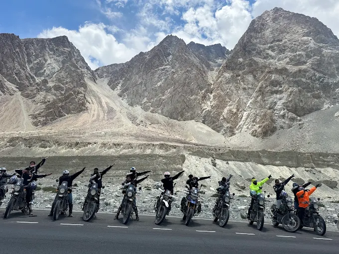 el bike trip to ladakh
